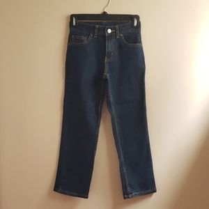Boys Sz 8 Straight Leg Dark Wash Denim Jeans- NWOT